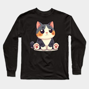 Super Cute Kawaii Cat Long Sleeve T-Shirt